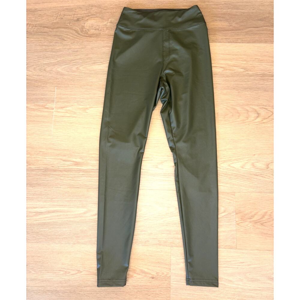 Aerie Offline Real Luxe leggings green womens size medium NWT